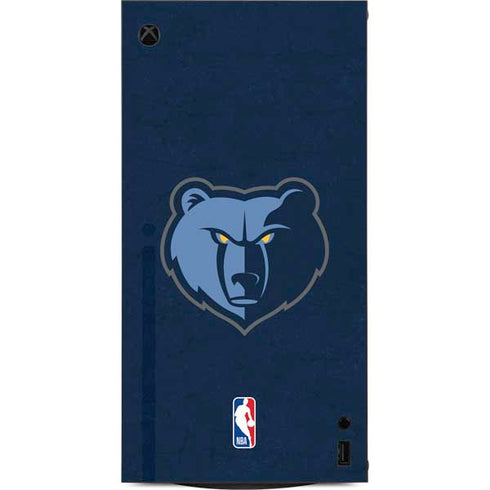 NBA Memphis Grizzlies Distressed XBox Series X Digital Edition Console Skin